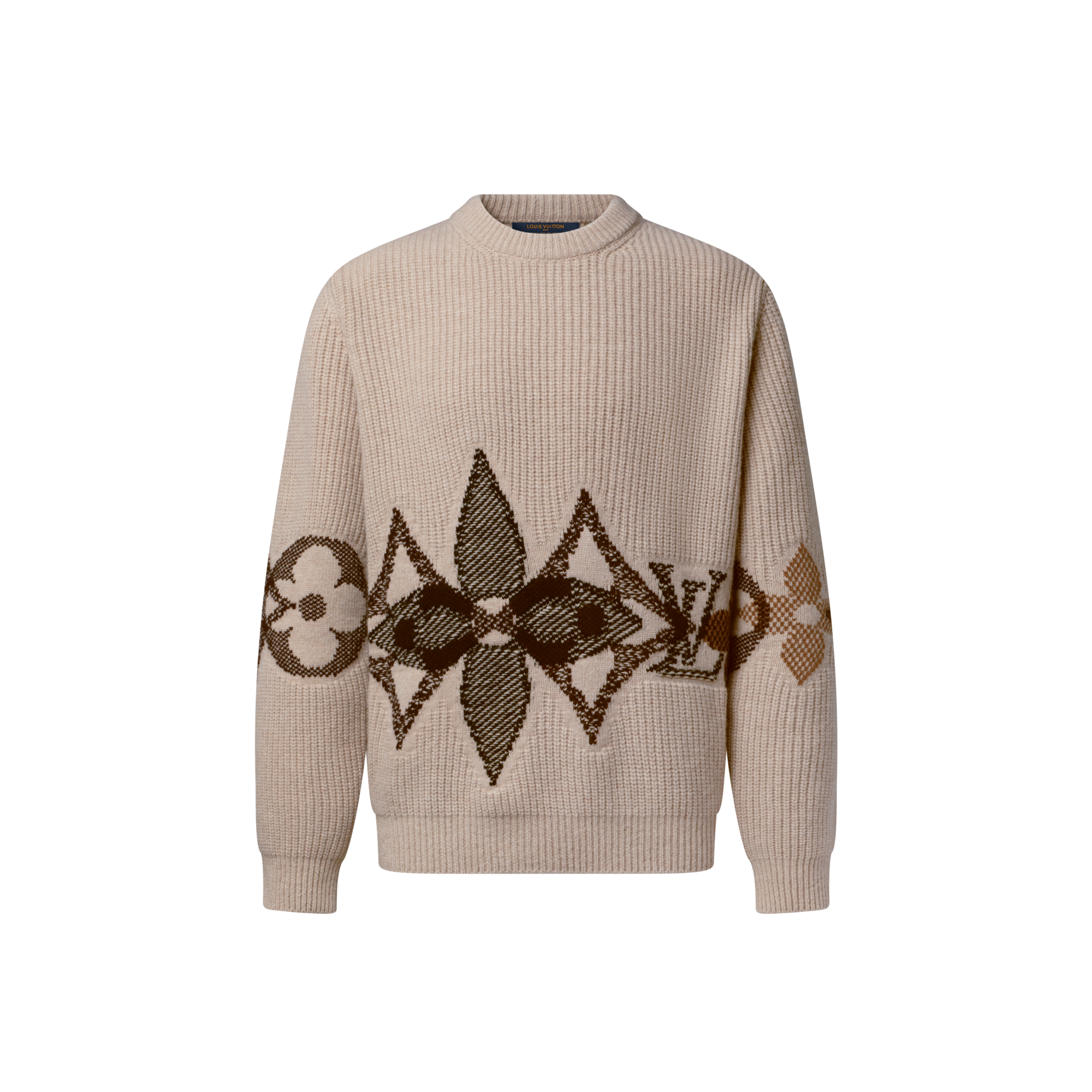 5805【人気Mサイズ】ルイヴィトン‪☆インサイドアウトロゴ入りニット クリーム 楽天市場】ルイ・ヴィトン LOUIS VUITTON インサイドアウト